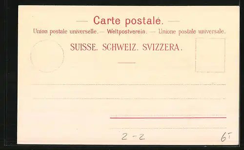 Lithographie Poste de Genève, Briefmarken