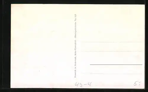 AK Der Kölner Dom von Süden, Die deutsche Glocke am Rhein