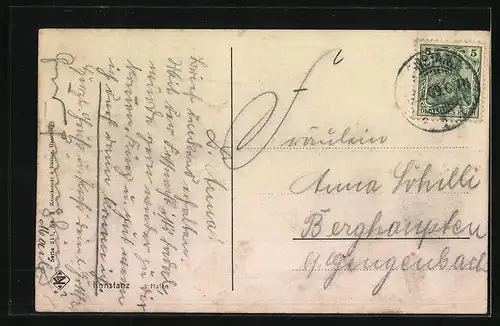 AK Konstanz, Hafen mit Dampfer