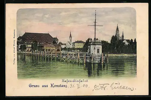 AK Konstanz, Hafen-Einfahrt