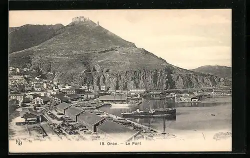 AK Oran, Le Port, Dampfer