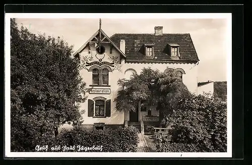 AK Rheinbach, Gasthaus Haus Jägersruh, Restauration