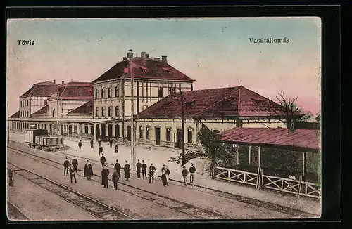 AK Tövis, Vasutallomas, Bahnhof