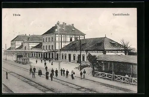 AK Tövis, Bahnhof, Vasutallomas