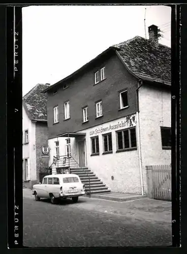 Fotografie unbekannter Fotograf, Ansicht Kleinheubach, Gasthaus Zur Schönen Aussicht, Marktstrasse 12