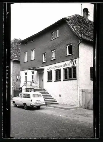 Fotografie unbekannter Fotograf, Ansicht Kleinheubach, Gaststätte / Gasthaus Zur Schönen Aussicht, Marktstrasse 12
