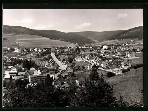 AK Willingen, Gesamtansicht des Kur- und Wintersportortes