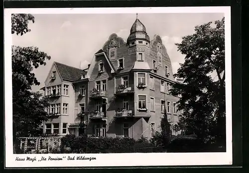 AK Bad Wildungen, Haus Mogk, Die Pension`