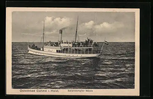 AK Dahme i. Holst., Salondampfer Möwe