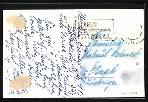AK Berlin, Stalinallee, Erste Sozialistische Strasse Berlins