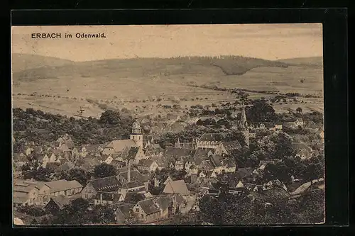 AK Erbach / Odenwald, Gesamtansicht