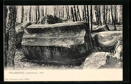 AK Felsberg i. Odenwald, Altar