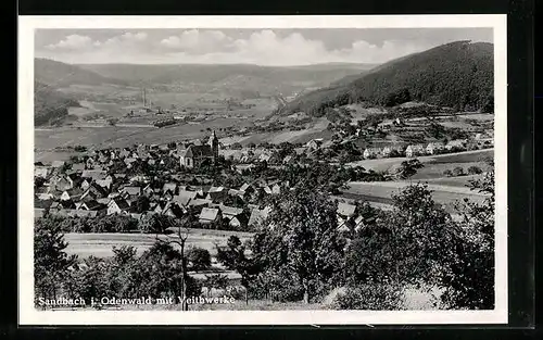 AK Sandbach i. Odenwald, Gesamtansicht mit Veithwerke