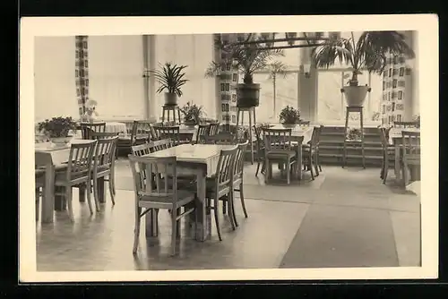 AK Güntersberge / Harz, Handwerker-Erholungsheim, Innenansicht