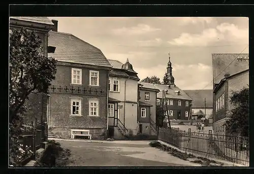 AK Dröbischau-Egelsdorf, an der Dorfstrasse