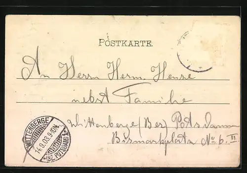 AK Pinneberg, Fussweg nach Thesdorf