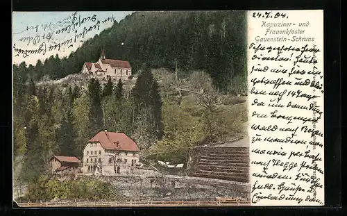 AK Schruns, Kapuziner- und Frauenkloster Gauenstein