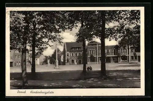 AK Brand / Aachen, Blick auf den Hindenburgplatz