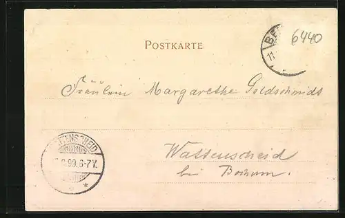 AK Bebra, Blick vom Bahnhof