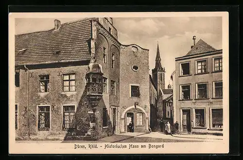 AK Düren /Rhld., Historisches Haus am Bongard