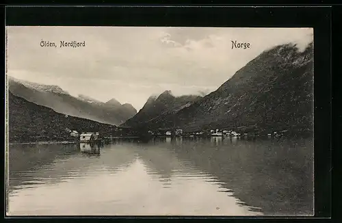 AK Olden, Totale des Ortes im Nordfjord