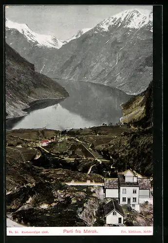 AK Merok, Teilansicht mit Fjord