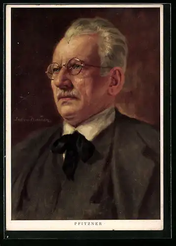 Künstler-AK Portrait von Hans Pfitzner