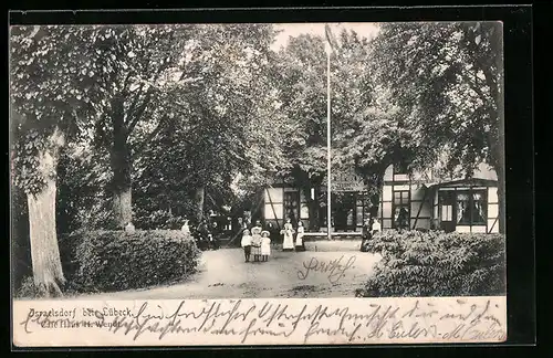 AK Israelsdorf bei Lübeck, Cafehaus Wendt