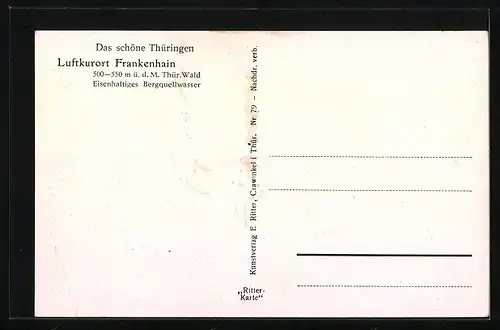 AK Frankenhain /Thüringen, Gast- und Logierhaus Silberblick