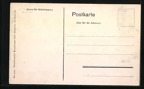 AK Glauchau i. Sa., Ansicht der Realschule