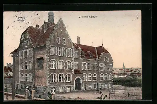 AK Castrop, Ansicht der Victoria-Schule