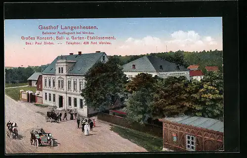 AK Langenhessen, Gasthof Paul Dinter