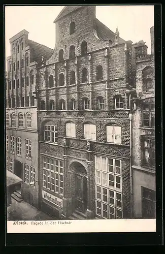 AK Lübeck, Facade in der Fischstr.