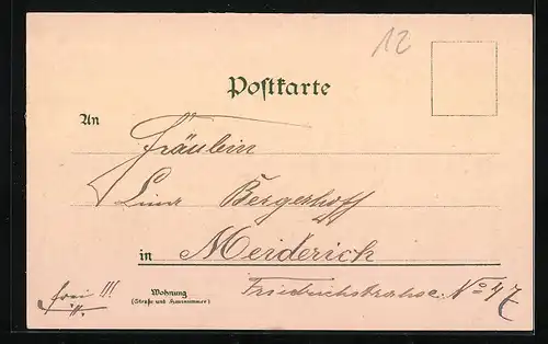 Lithographie Köln, Hauptbahnhof, Flora, Richard-Wallraf-Museum