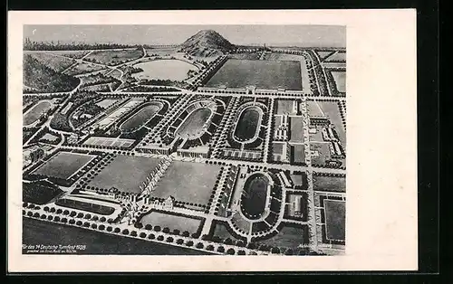AK Köln-Müngersdorf, 14. Deutsches Turnfest 1928, Stadion