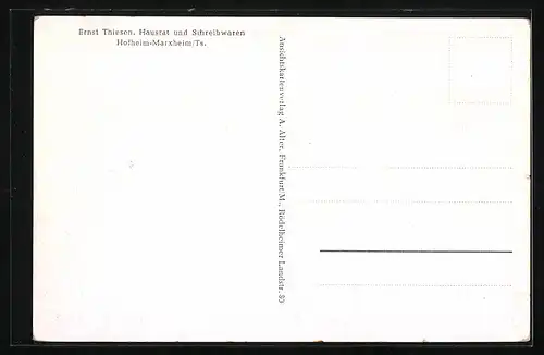 AK Hofheim-Marxheim /Taunus, Strassenpartie mit Geschäft, Ortspartie, Teilansicht