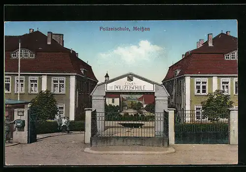 AK Meissen, Polizeischule, Haupteingang