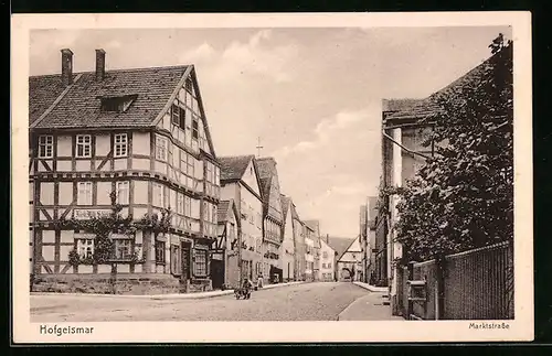 AK Hofgeismar, Blick in die Marktstrasse