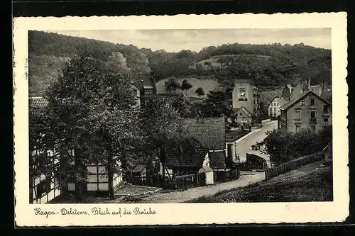 AK Hagen-Delstern, Blick auf die Brücke