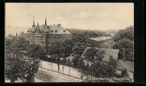 AK Berlin-Hasenheide, Ansicht Krankenhaus