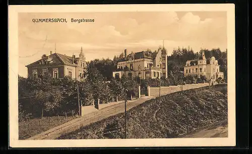 AK Gummersbach, Blick auf die Bergstrasse