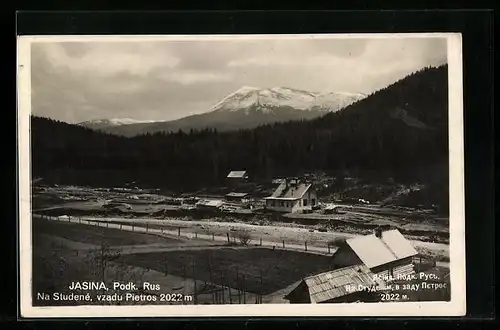 AK Jasina, Na Studené, vzadu Pietros 2022m