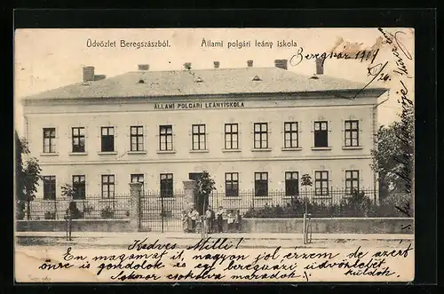 AK Beregszász, Allami polgaro leany iskola