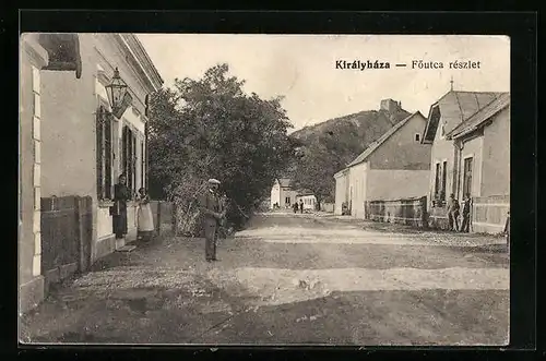 AK Királyháza, Föutca reszlet