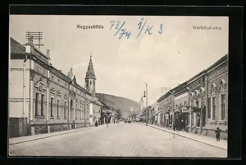 AK Nagyszöllös, Werböczi-utca