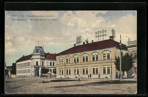 AK Beregszász, Penzügyi palota es Posta