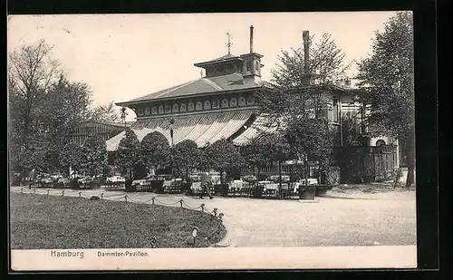 AK Hamburg-Neustadt, Dammtor-Pavillon