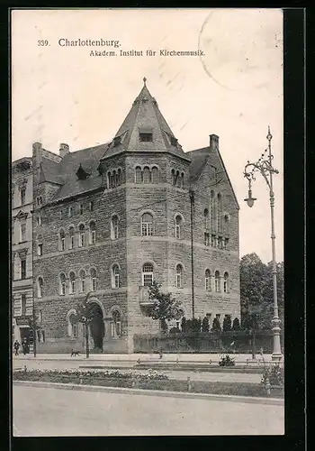 AK Berlin-Charlottenburg, Akadem. Institut für Kirchenmusik