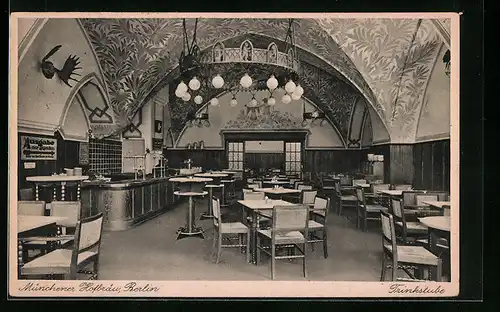AK Berlin-Kreuzberg, Trinkstube im Münchener Hofbräu