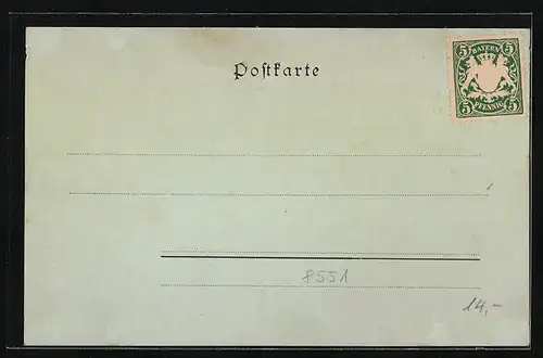 Mondschein-AK Gössweinstein /Fränk. Schweiz, Totalansicht mit Kirche